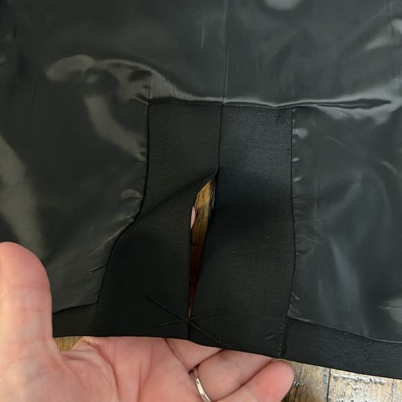 Talbots Blazer Black Wool blend 2 button classic cut lined size 6 - Picture 15 of 16